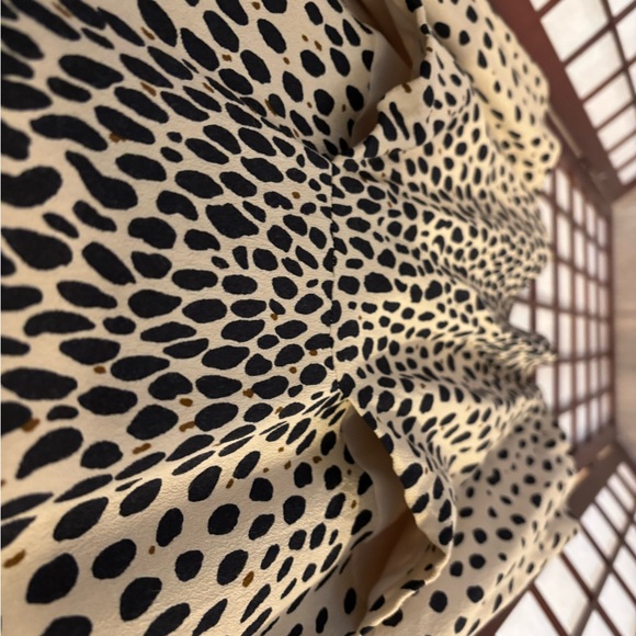 J CREW Leopard lined midi dress size 2 - Picture 5 of 7